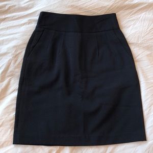 Banana Republic Skirt With Pockets Navy Sz. 0